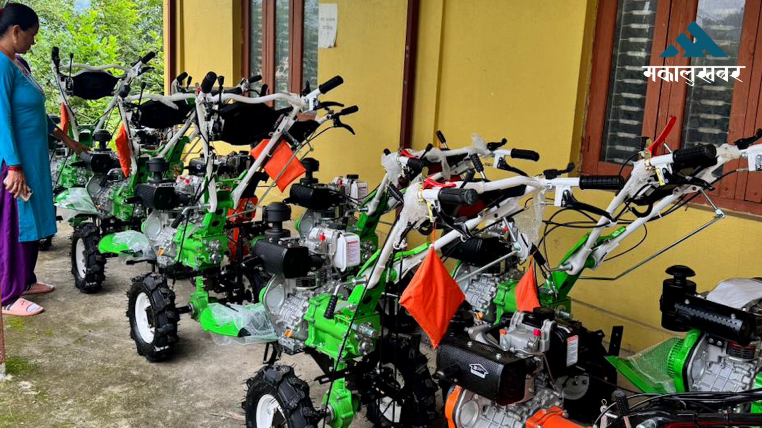 Bhanu Ward 9 distributes farm equipment on 50% subsidy (photos)